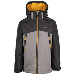 Trespass Boys Waterproof Jacket Hood Coat Discover - 7-8 Years, Storm Grey