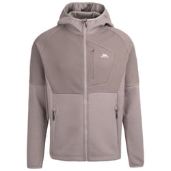 Trespass Mens Hooded Full Zip Activewear Top Bani - M, Storm Grey