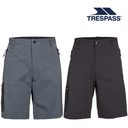 Trespass Mens Cargo Walking Shorts Runnel B - L, Oatmilk
