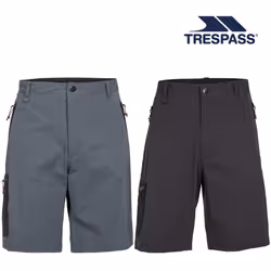 Trespass Mens Cargo Walking Shorts Runnel B - XL, Oatmilk