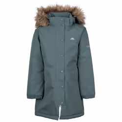 Trespass Womans Waterproof Jacket Hooded Astound - 2-3 Years, Spruce Green