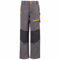 Trespass Kids Waterproof Walking Trousers Hurry - 3-4 Years, Storm Grey/Sulphur