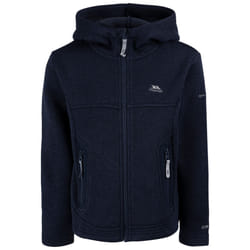 Trespass Kids Hooded Fleece Jacket Unisex Donny - 9-10 Years, Navy