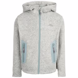 Trespass Kids Hooded Fleece Jacket Unisex Donny - 5-6 Years, Teal Mist