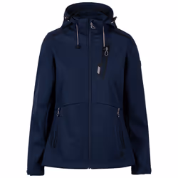 Trespass Womens Jacket With Zip Off Hood Neman - 10, Navy
