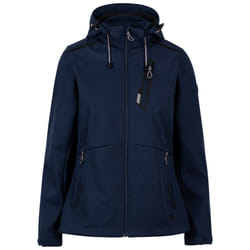 Trespass Womens Jacket With Zip Off Hood Neman - 8, Navy