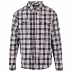 Trespass Mens Shirt Casual Woven Checked Portlaw - M, White