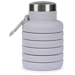 Trespass Silicone Foldable Bottle BPA Free Vavo - EACH, Platinum