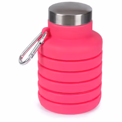 Trespass Silicone Foldable Bottle BPA Free Vavo - EACH, Flamingo