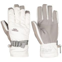 Trespass Kids Ski Gloves Padded Sherpa Lined Simms - 2/4, White