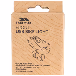 Trespass Front Bike Light USB Rechargable Chepa