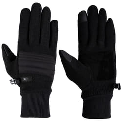 Trespass Mens Skiing Gloves Touch Screen Douglas - S/M, Black