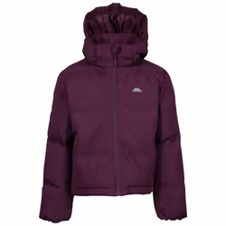Trespass Girls Casual Cropped Jacket Hooded Missie - 2-3 Years, Potent Purple