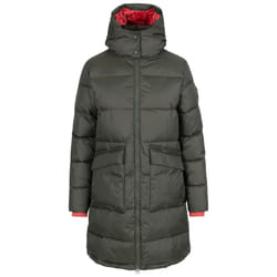 Trespass Womens Jacket With Grown On Hood Parkview - 14, Dark Vine