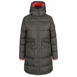 Trespass Womens Jacket With Grown On Hood Parkview - 12, Dark Vine