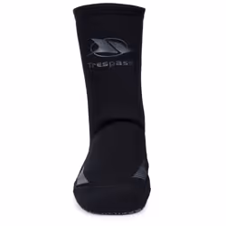 Trespass Wetsuit Socks Unisex Neoprene Yoly - 6/7, Black