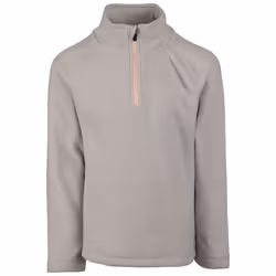 Trespass Girls 1/2 Zip Jumper Pullover Meadows - 2-3 Years, Pale Grey