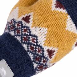 Trespass Kids Fleece Gloves Fitted Cuff Norta - 2/4, Navy
