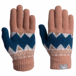 Trespass Kids Fleece Gloves Fitted Cuff Norta - 5/7, Misty Rose