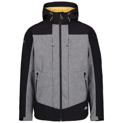 Trespass Mens Softshell Jacket with Hood Tamston - L, Black