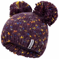 Trespass Unisex Kids Knitted Hat Fleece Lined Ted - 2/4, Potent Purple