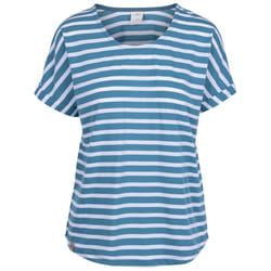 Trespass Womens Round Neck Striped T-Shirt Megan - 16, Storm Blue Stripe
