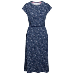 Trespass Womens Summer Dress Cap Sleeves Portia - 10, Navy Print
