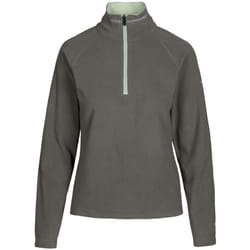 Trespass Womens Skylar Outdoor Walking 1/2 Zip Pullover Fleece Jumper - M, Herb