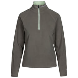 Trespass Womens Fleece Jacket With 1/2 Zip Skylar - 18, Herb