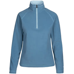 Trespass Womens Skylar Outdoor Walking 1/2 Zip Pullover Fleece Jumper - M, Storm Blue