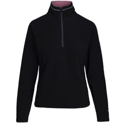 Trespass Womens Skylar Outdoor Walking 1/2 Zip Pullover Fleece Jumper - L, Black Light Mulberry