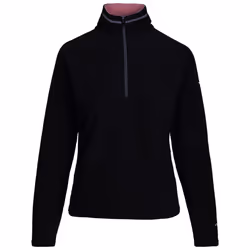 Trespass Womens Fleece Jacket With 1/2 Zip Skylar - 12, Black Light Mulberry