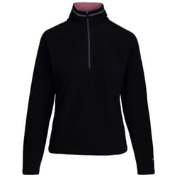Trespass Womens Fleece Jacket With 1/2 Zip Skylar - 8, Black Light Mulberry
