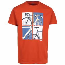 Trespass Mens Casual Fit Printed T-Shirt  Chowder - L, Salsa