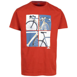 Trespass Mens Casual Fit Printed T-Shirt  Chowder - L, Salsa