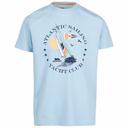 Trespass Mens Casual Fit Printed T-Shirt Cedarf - XS, Seafoam