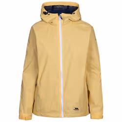 Trespass Womens Waterproof Rain Jacket Tayah II - 8, Pale Maize