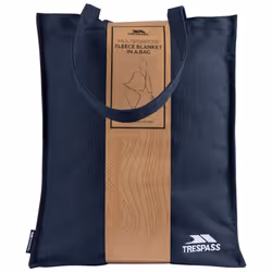 Trespass Sherpa Fleece Blanket In Canvas Bag Bryce