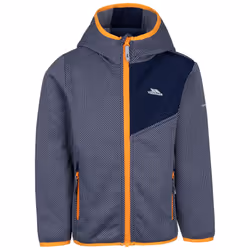 Trespass Kids Fleece Hooded with Full Zip Playton - 5-6 Years, Navy