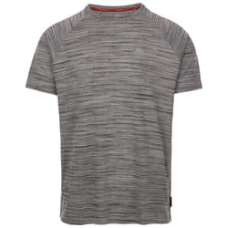 Trespass Mens Activewear Top Quickdry Leecana - XXS, Grey Marl