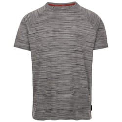 Trespass Mens Activewear Top Quickdry Leecana - 3XL, Grey Marl