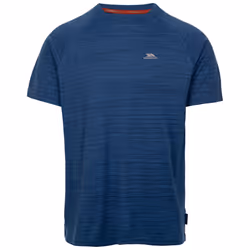 Trespass Mens Activewear Top Quickdry Leecana - M, Navy Marl