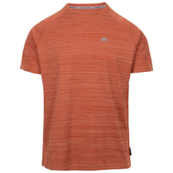 Trespass Mens Activewear Top Quickdry Leecana - S, Salsa Marl