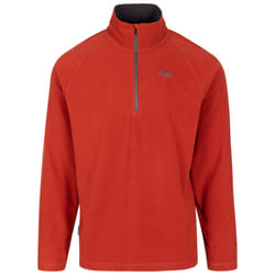 Trespass Mens Fleece Jumper 1/2 Zip Blackford - L, Salsa