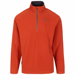 Trespass Mens Fleece Jumper 1/2 Zip Blackford - XL, Salsa