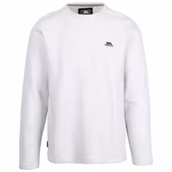 Trespass Mens Casual Marl Knit Sweater Calverley - M, Off White Marl