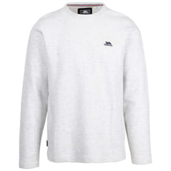 Trespass Mens Casual Marl Knit Sweater Calverley - M, Off White Marl