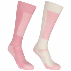 Trespass Unisex Kids Winter Sports Socks Convex - 12-3, Candy Pink/Off White
