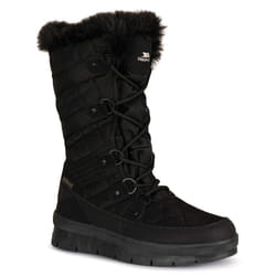Trespass Womens Snow Boot Fleece Waterproof Evelyn - 5, Black