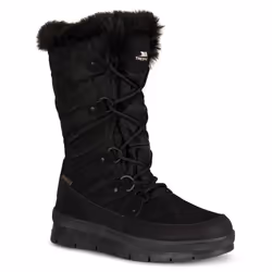 Trespass Womens Snow Boot Fleece Waterproof Evelyn - 6, Black